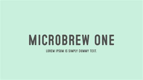 microbrew font free|Microbrew Font Family Download for Desktop & WebFont.